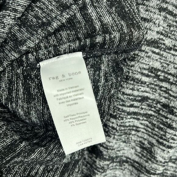 Rag & Bone T Shirt Size XS Heather Gray Hudson Long Sleeve Knit Top Tee Pullover - Picture 7 of 8